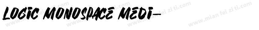 Logic Monospace Medi字体转换